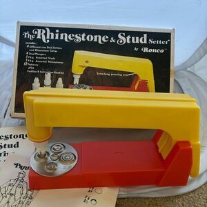 Ronco Rhinestone & Stud Setter With Some Accessories